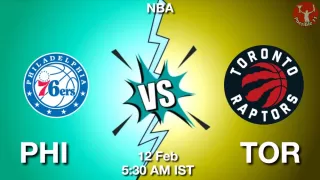 PHI vs TOR NBA Match Previews