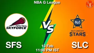 SFS vs SLC Matcch Previews