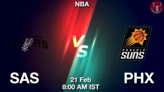 SAS vs PHX NBA Match Previews
