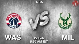 WAS vs MIL NBA Match Previews
