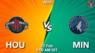 HOU vs MIN NBA Match Previews