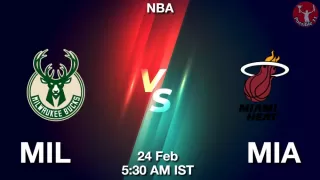 MIL vs MIA NBA Match Previews