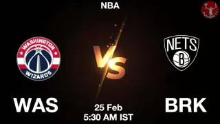 WAS vs BRK NBA Match Previews