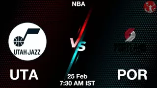 UTA vs POR NBA Match Previews
