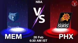MEM vs PHX NBA Match Previews