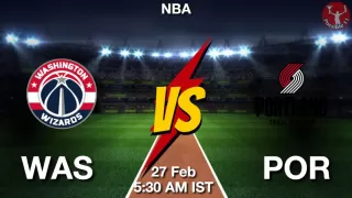 WAS vs POR NBA Match Previews