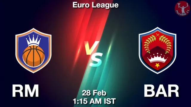 RM vs BAR ड्रीम11 भविष्यवाणी, फैंटेसी क्रिकेट टीम - 28 फ़रवरी 2025