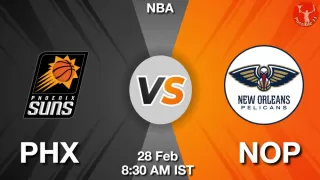 PHX vs NOP NBA Match Previews