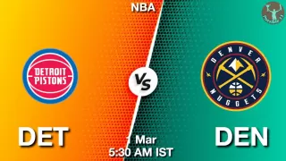 DET vs DEN NBA Match Previews