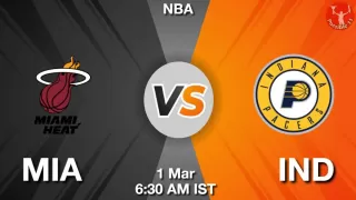 MIA vs IND NBA Match Previews