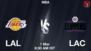 LAL vs LAC NBA Match Previews