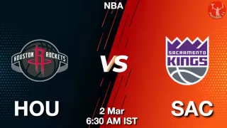 HOU vs SAC NBA Match Previews