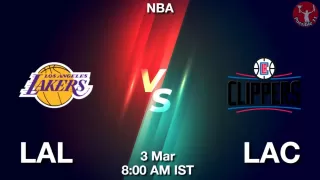 LAL vs LAC NBA Match Previews
