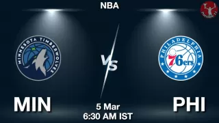 MIN vs PHI NBA Match Previews