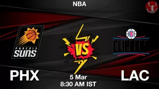 PHX vs LAC NBA Match Previews