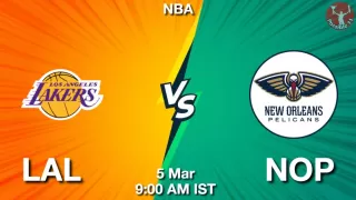 LAL vs NOP NBA Match Previews