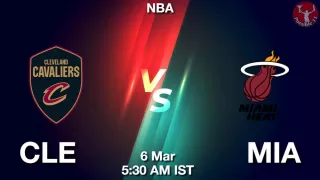 CLE vs MIA NBA Match Previews