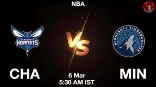 CHA vs MIN NBA Match Previews