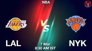 LAL vs NYK NBA Match Previews