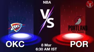 OKC vs POR NBA Match Previews