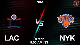 LAC vs NYK NBA Match Previews
