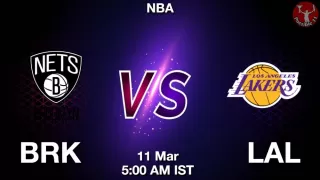 BRK vs LAL NBA Match Previews