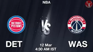 DET vs WAS NBA Match Previews