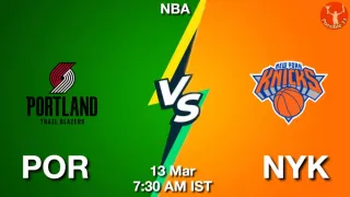 POR vs NYK NBA Match Previews