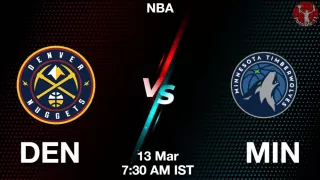 DEN vs MIN NBA Match Previews