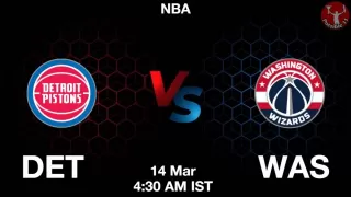 DET vs WAS NBA Match Previews