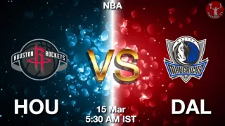 HOU vs DAL NBA Match Previews