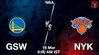 GSW vs NYK NBA Match Previews