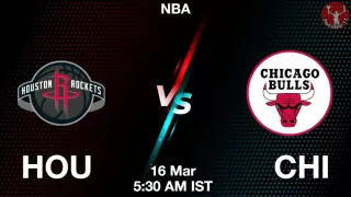 HOU vs CHI NBA Match Previews