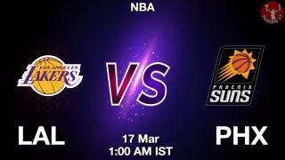 LAL vs PHX NBA Match Previews