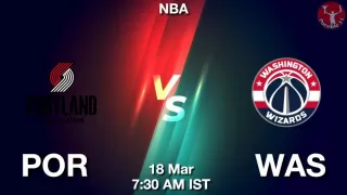 POR vs WAS NBA Match Previews