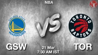 GSW vs TOR NBA Match Previews