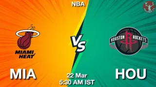 MIA vs HOU NBA Match Previews