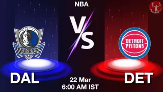 DAL vs DET NBA Match Previews
