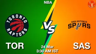 TOR vs SAS NBA Match Previews