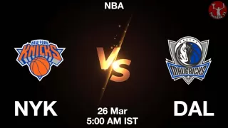 NYK vs DAL NBA Match Previews