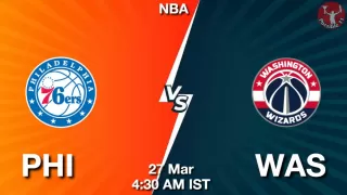 PHI vs WAS NBA Match Previews
