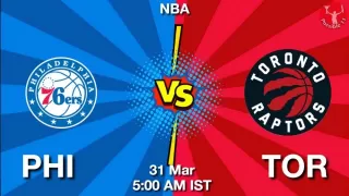 PHI vs TOR NBA Match Previews