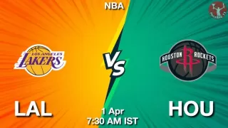 LAL vs HOU NBA Match Previews