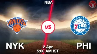 NYK vs PHI NBA Match Previews