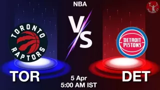 TOR vs DET NBA Match Previews