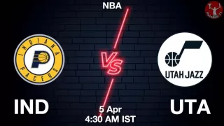 IND vs UTA NBA Match Previews