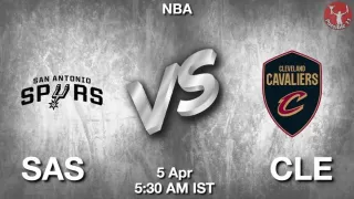 SAS vs CLE NBA Match Previews