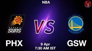 PHX vs GSW NBA Match Previews