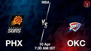 PHX vs OKC NBA Match Previews