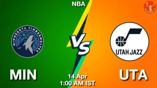 MIN vs UTA NBA Match Previews